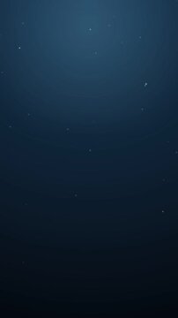 Falling Snow Particles Night Sky Blue Background