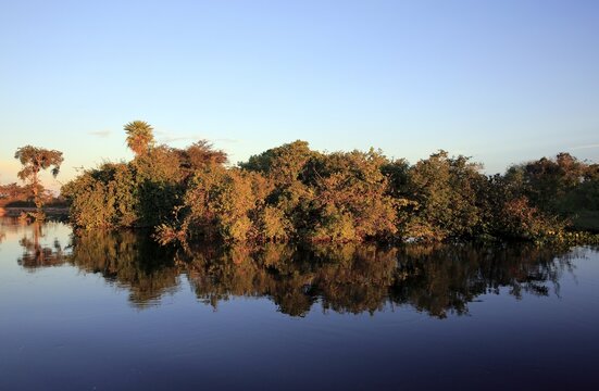 Rio Pixaim Pantanal, river, river landscape, Pantanal, Mato Grosso, Brazil