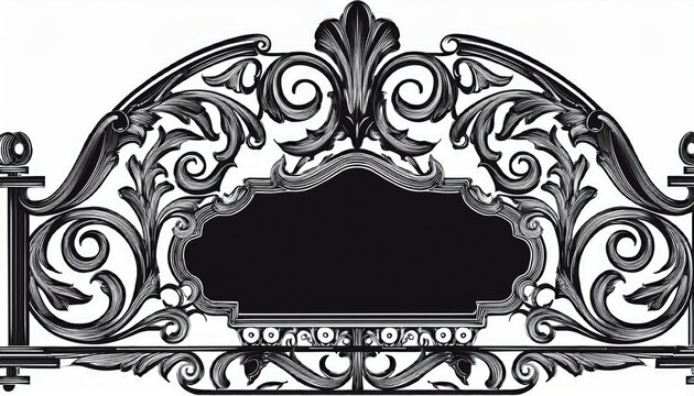 vintage brackets for signboard silhouettes