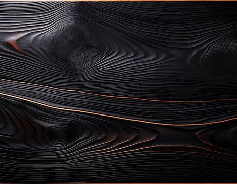 dark ebony wood texture a minimalist veneer pattern featuring deep charcoal tones and a singular copper line reflecting quiet elegance and modern sophistication