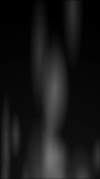 Rising Smoke Vertical Animation Dark Background Grayscale