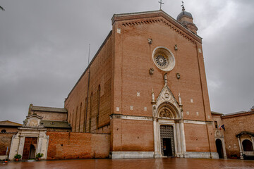 Obraz premium Historic Brick Cathedral