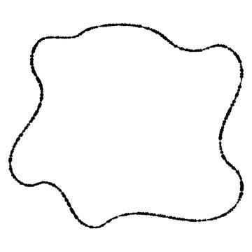 Set of hand-drawn wavy black-line frames&mdash;includes wavy styles, frames, copy space, emphasis elements, and more