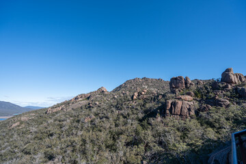 Granite Tors and Rocky Ridge of The Hazards in Freycinet © jyapa