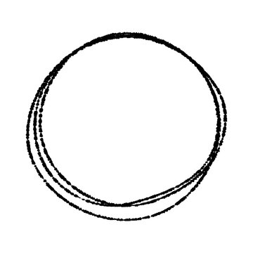 Hand-drawn black scribble frame&mdash;use for scribbles, frames, copy space, emphasis, etc