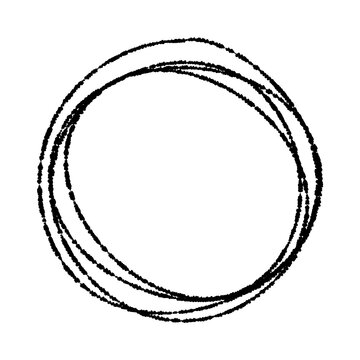 Hand-drawn black scribble frame&mdash;use for scribbles, frames, copy space, emphasis, etc