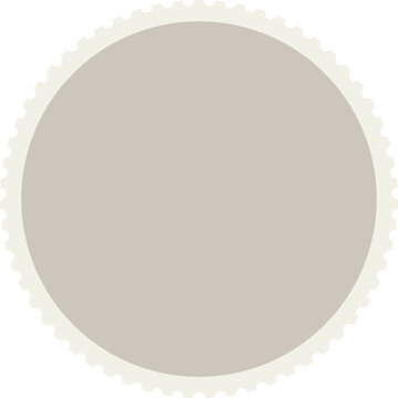 Round stamp sticker