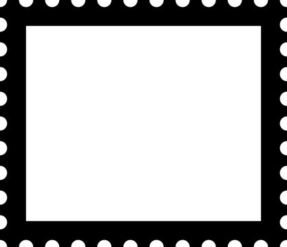 Rectangle stamp frame