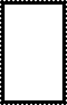 Rectangle stamp frame