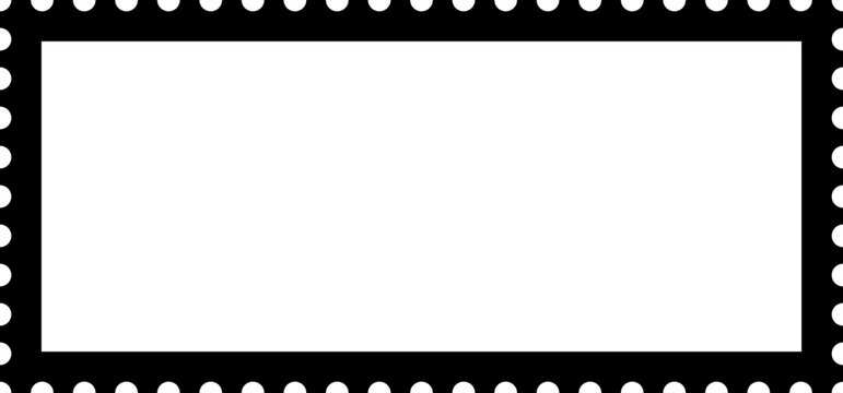 Rectangle stamp frame