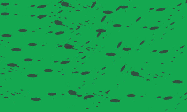 drops of water on a green background