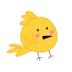 yellow cute chick © Dzulaika