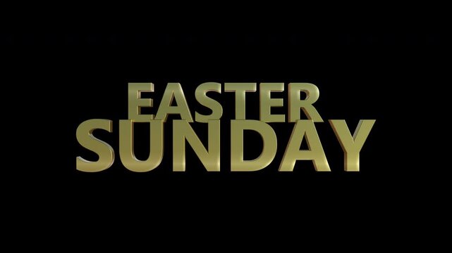 EASTER SUNDAY