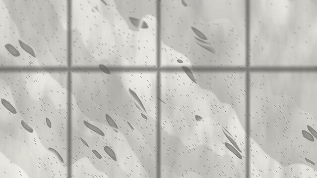 Gray textured surface with irregular shapes and dashes