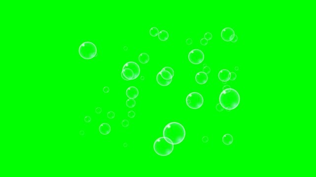 bubble gum green screen shower chroma key soap animation video fun funny holiday air fly water drops clean ball summer soft pool kids transparent birthday 4K liquid fresh water lather
