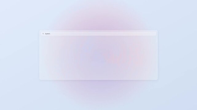 Glassmorphism browser windows floating on pastel gradient background