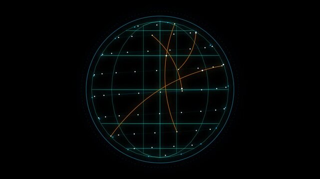Global network connections pulsing with data streams against a dark backdrop