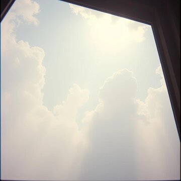 Top-lit tears of the sky descend into a hazy oblivion ,  textured,  vintage