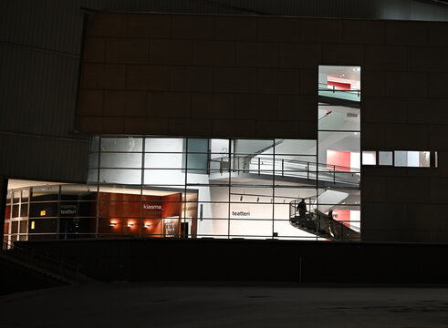 Editorial photograph of Kiasma Museum of Contemporary Art in Helsinki
