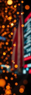 Fragmented stars and stripes ignite amidst glowing ticker data, bokeh'd Americana whispers,  creative,  American