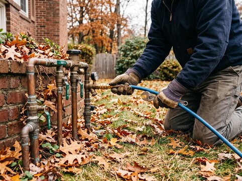 Winterizing Residential Sprinkler System Before Freezing Temperatures