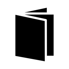Fototapeta premium book glyph icon