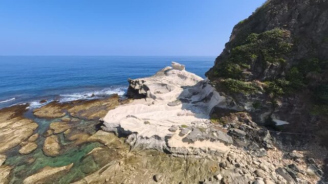 Dramatic Seaside Landscape - Ilocos Norte, Philippines (Kapurpurawan Rock)