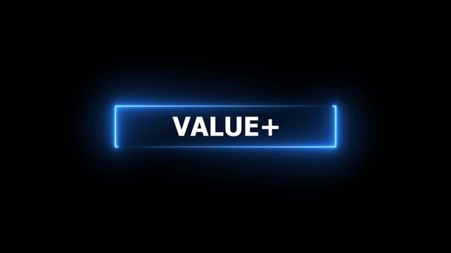 Business hand picking value added download progress and profit to benefit growth and development in business. Animation of 4k video.