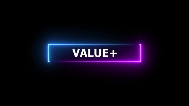 Business hand picking value added download progress and profit to benefit growth and development in business. Animation of 4k video.