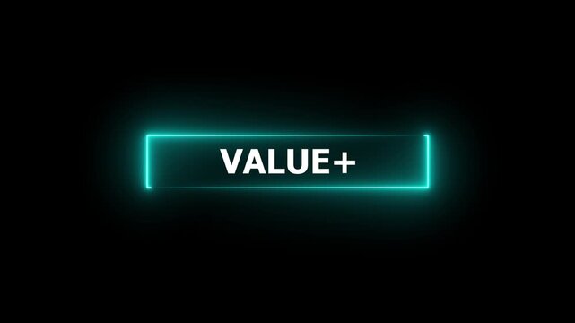 Business hand picking value added download progress and profit to benefit growth and development in business. Animation of 4k video.