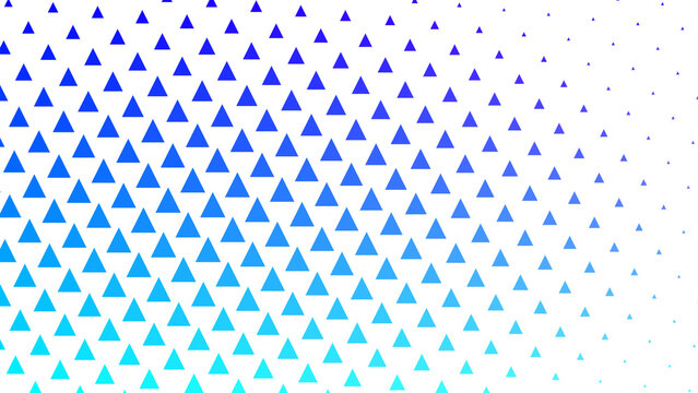Abstract geometric pattern featuring multiple blue triangles arranged in a dense repeating grid formation