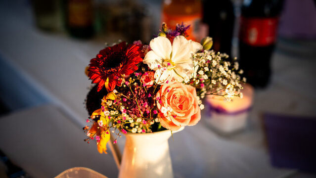 Flowers in a vase