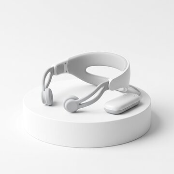Minimalist Transcranial Direct Current Stimulation Headset Product Shot