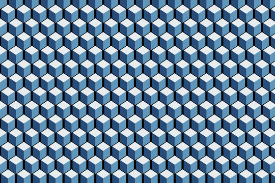 abstract seamless cube pattern