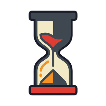 Stylized hourglass icon