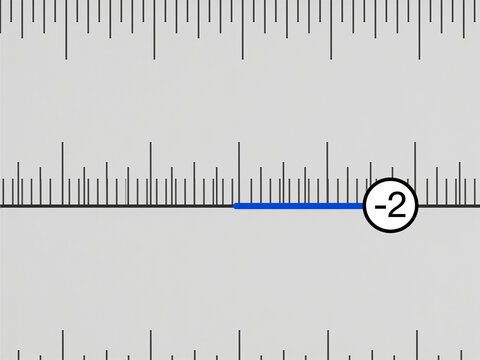 Digital Number Line Inequality Visualization with Open Endpoint and Solution Ray