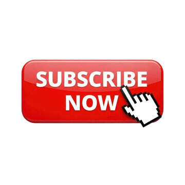 Red subscribe now button with cursor click
