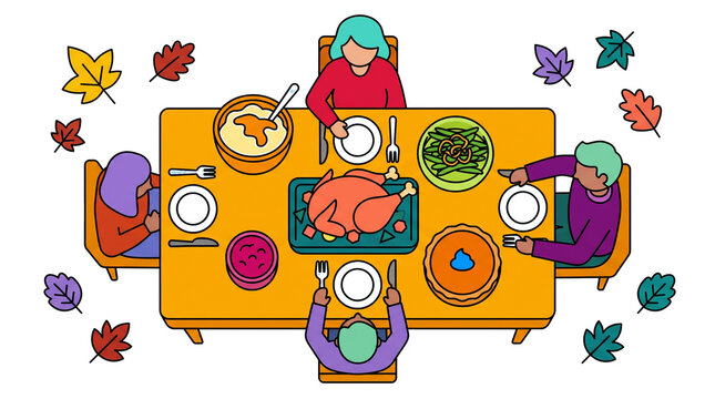 Group people table digital photo graphic