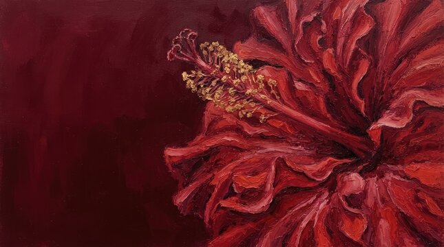 A rich deep burgundy floral arrangement evokes the warmth and gratitude of the thanksgiving season