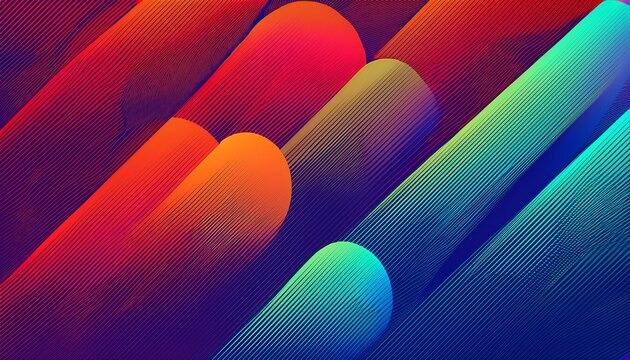 abstract gradient circles arranged in diagonal lines for graphic design
