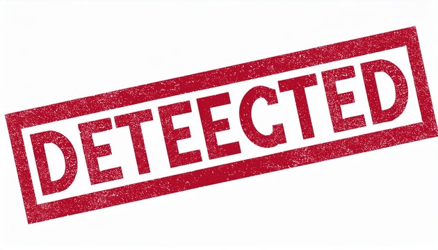 deactivated rubber stamp graphic red color