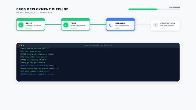 CI/CD Deployment Pipeline Automation for Software Development Lifecycle Management