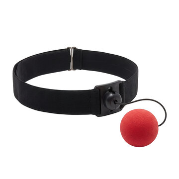 Boxing reflex speed ball with headband isolated on transparent background