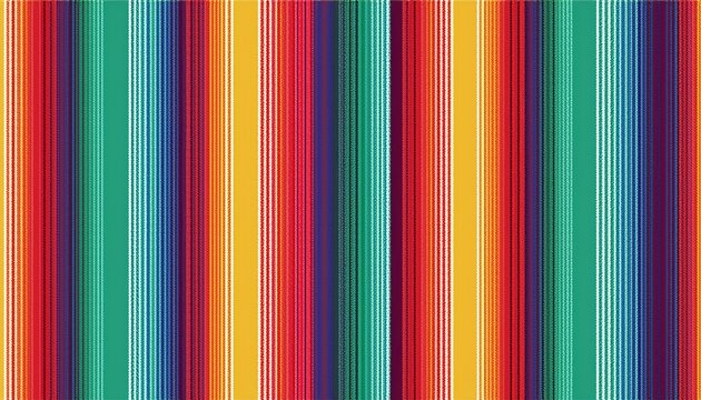 blanket stripes seamless pattern background for cinco de mayo party decor or ethnic mexican fabric pattern with colorful stripes serape design