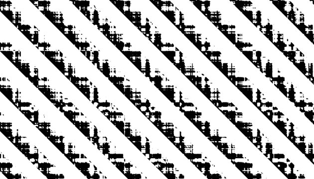 Editable pattern design with black isolated on white background. Abstract sporty pattern for modern background and jersey design element. Vector format illustration. Eps10 