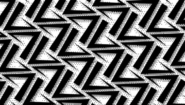 Black and white sporty pattern with dither pixel effect for modern background and jersey design element. Editable graphic resource. Vector format illustration. Eps10 