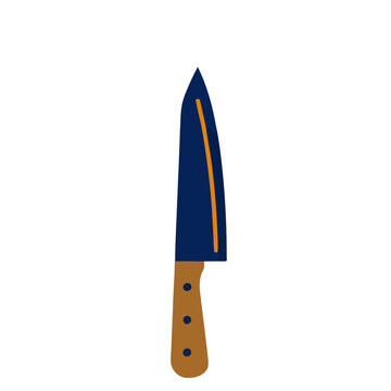 Chef knife illustration