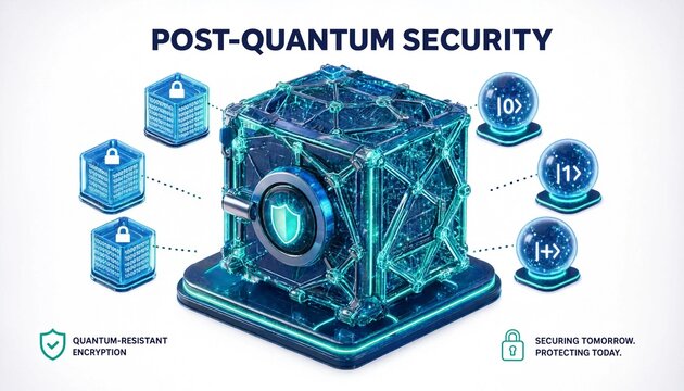 Post Quantum Security Safe Box Encrypting Data and Qubit States