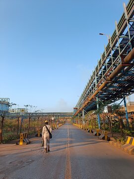 bridge over the river
