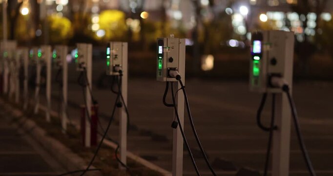 Automobile Charging Station in Chengdu city, China